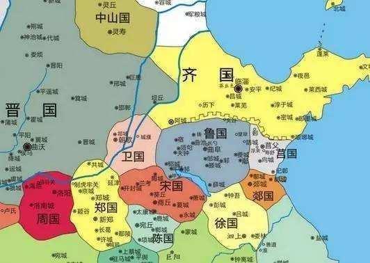 春秋战国地图